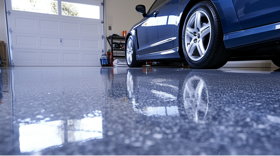significantly improving the permeability of the garage floor coating.