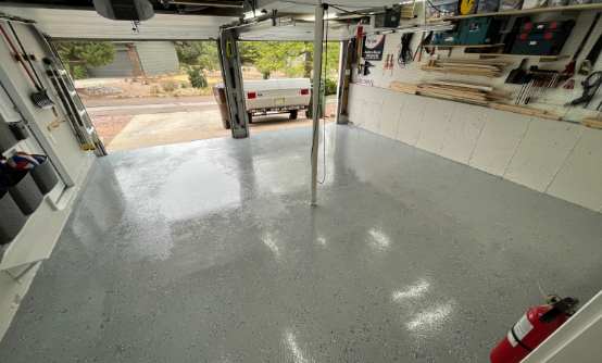 DIY or commercial garage floor coating