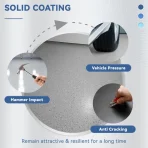 Polycuramine Garage Floor Coating, 1kg Kit, Outdoor special pu coating acrylic floor paint waterproof non-slip wear-resistant floor paint