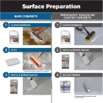 Polycuramine Garage Floor Coating, 1kg Kit, Outdoor special pu coating acrylic floor paint waterproof non-slip wear-resistant floor paint