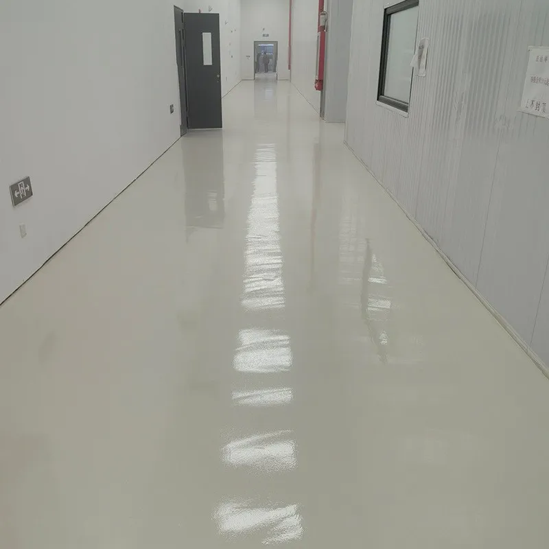 Water-based two-component epoxy floor paint garage workshop high strength wear-resistant and corrosion-resistant epoxy resin floor paint