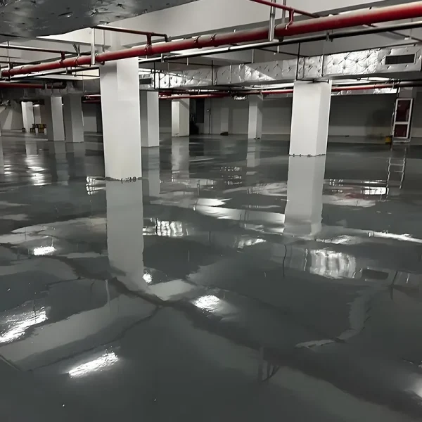 Water-based two-component epoxy floor paint garage workshop high strength wear-resistant and corrosion-resistant epoxy resin floor paint
