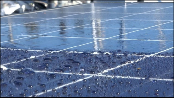 Self-healing garage floor coating repairing minor cracks.