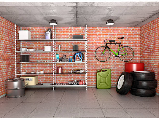 Garage Floor Coating transforming a dull concrete garage floor into a modern space