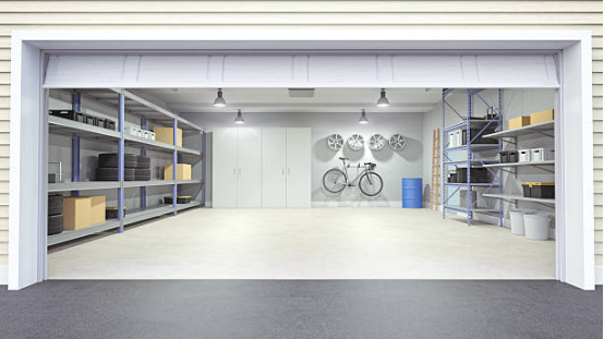 Garage floor coating enabling mobile storage cabinets and toolboxes
